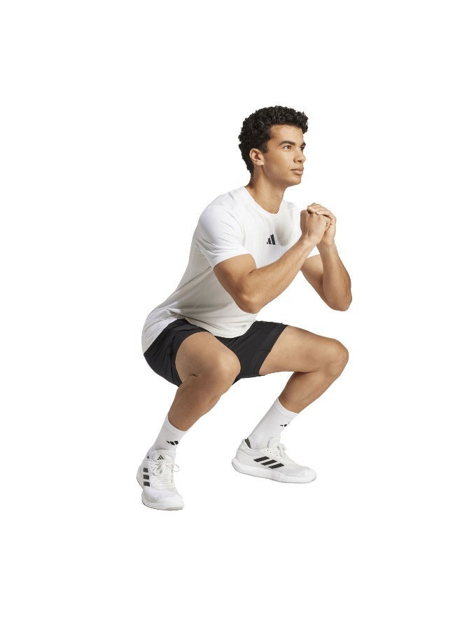 اديداس تيشيرت أيرتشيل أبيض بأكمام قصيرة للرجال - Image 4